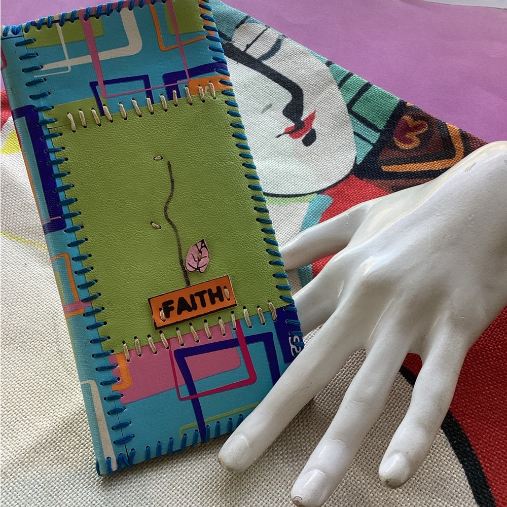 Colorful Patchwork Wallet - image 3